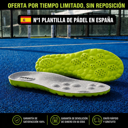 Plantillas deportivas ImpactCoreX: juega durante más tiempo y sin dolor.